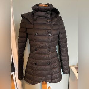 Soia & kyo double breasted light weight down jacket